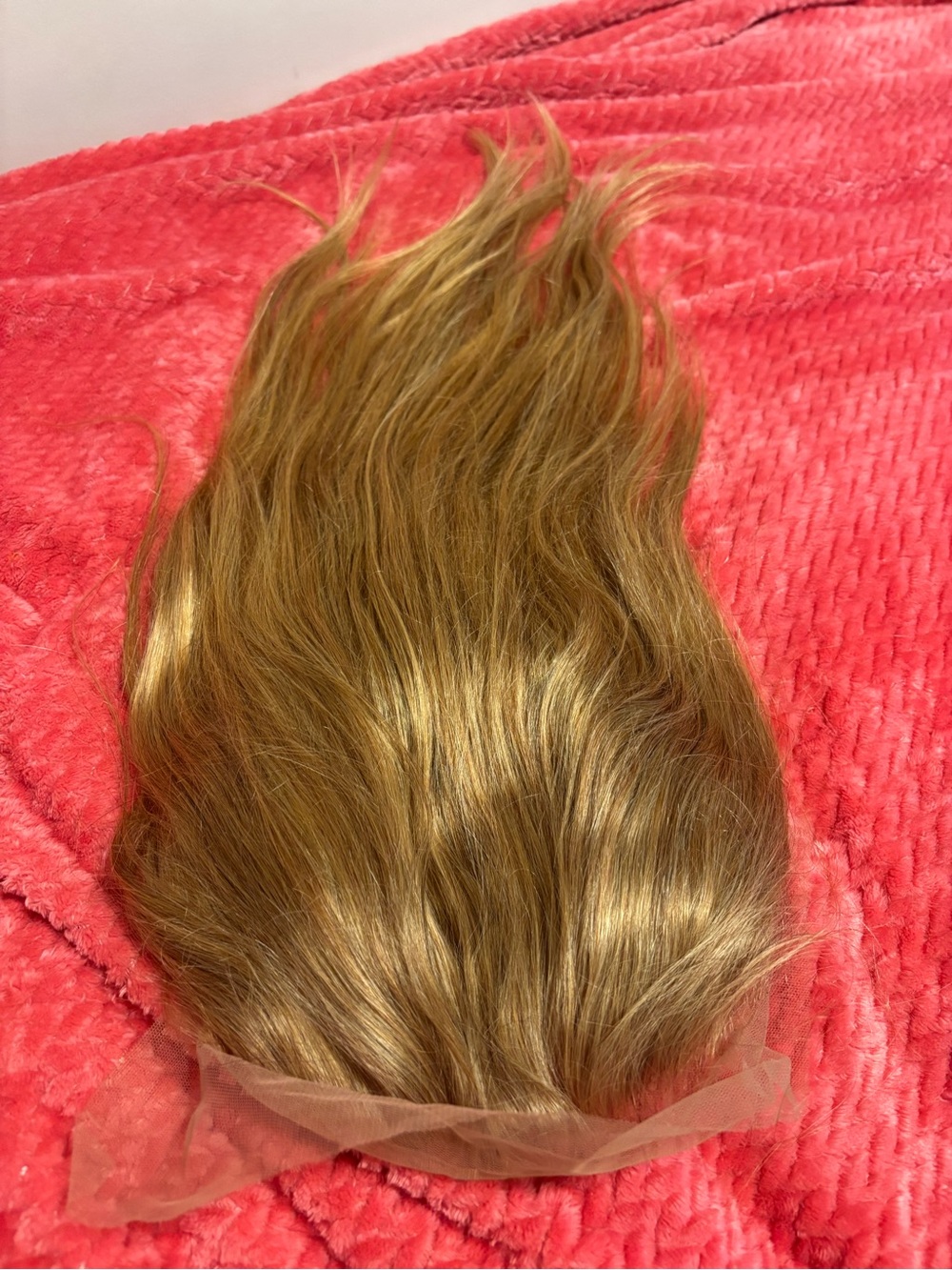 24inch honey blonde human hair wig